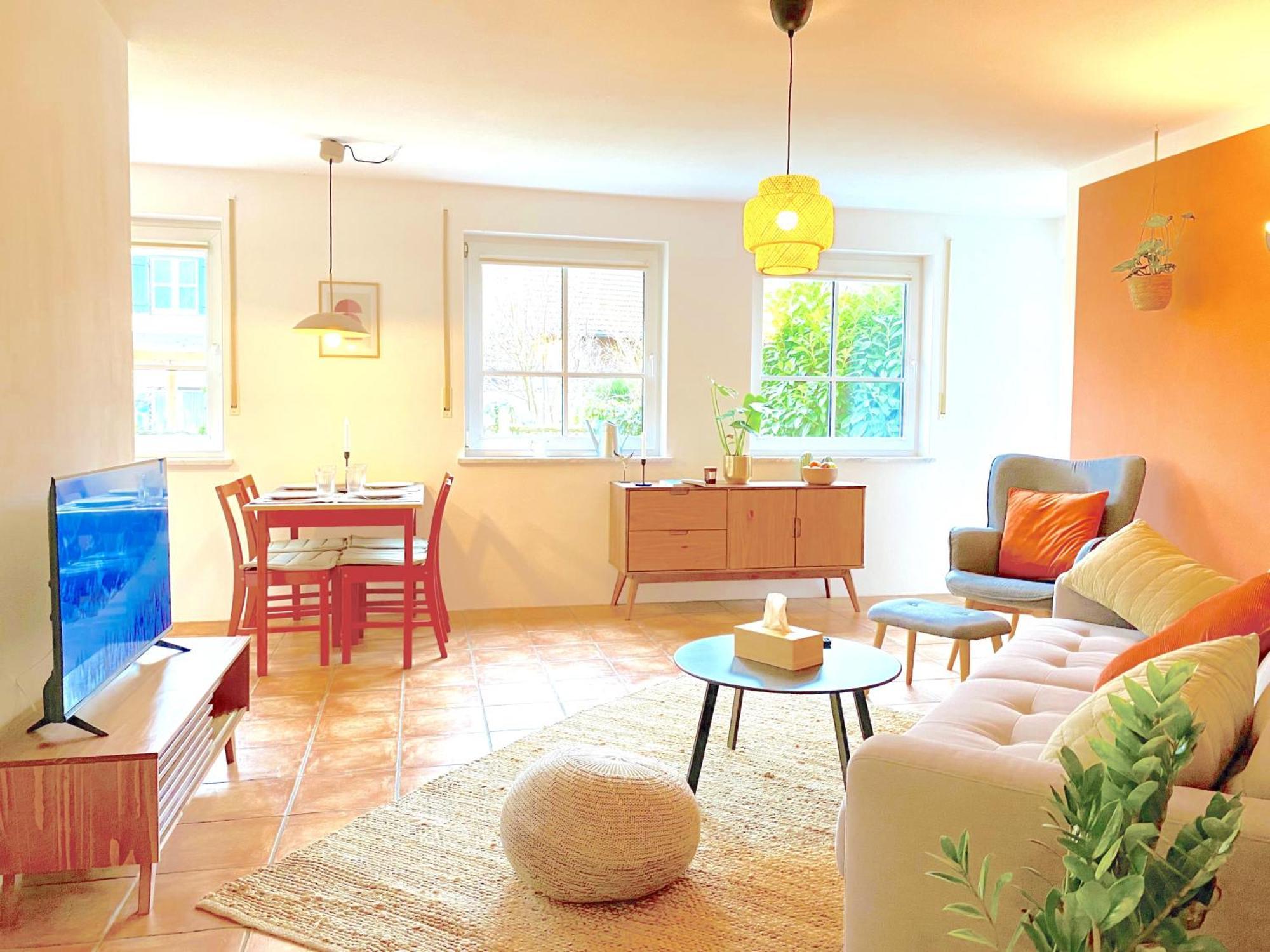 Snug Stays I 3 Zimmer Design Apartment Am See Mit Garten I Home Office I Highspeed Wifi Wessling Exterior photo